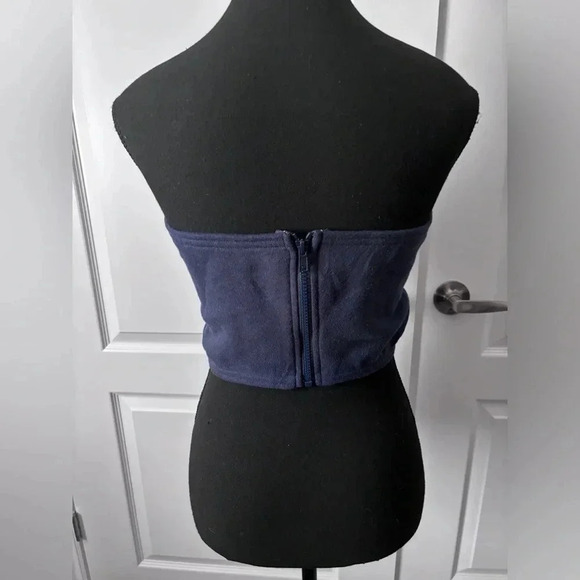 Frankie Collective | Rework  Nike Patchwork Bandeau Top | Size L - Picture 6 of 8